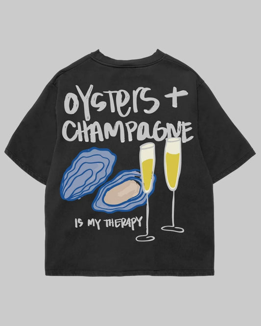 Tricou Oversized Oyster Therapy