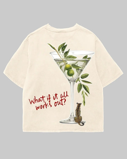 Tricou Oversized Working Martini