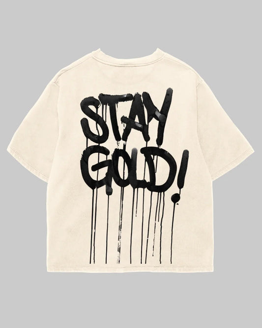 Tricou Oversized Gold