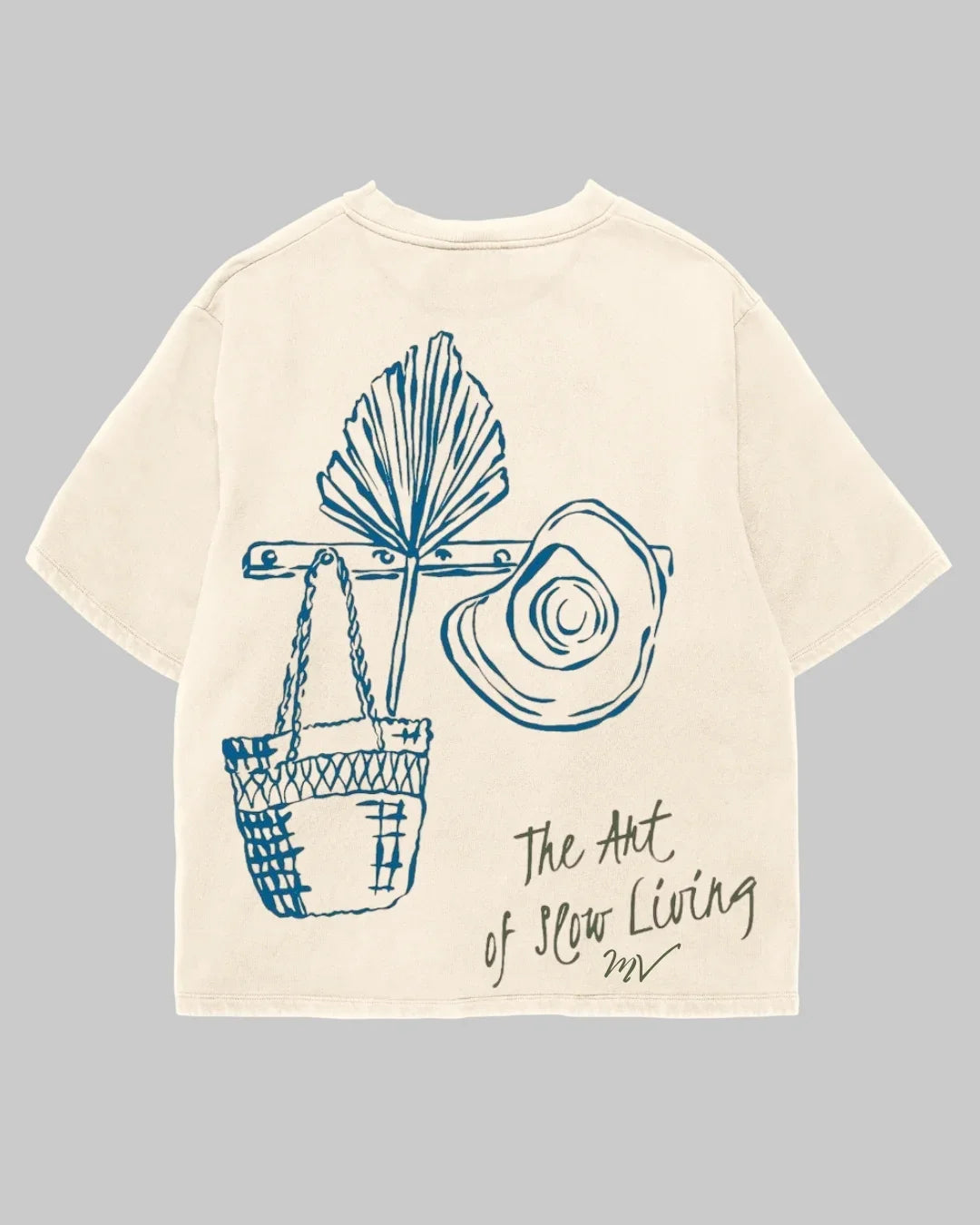 Tricou Oversized Slow Living