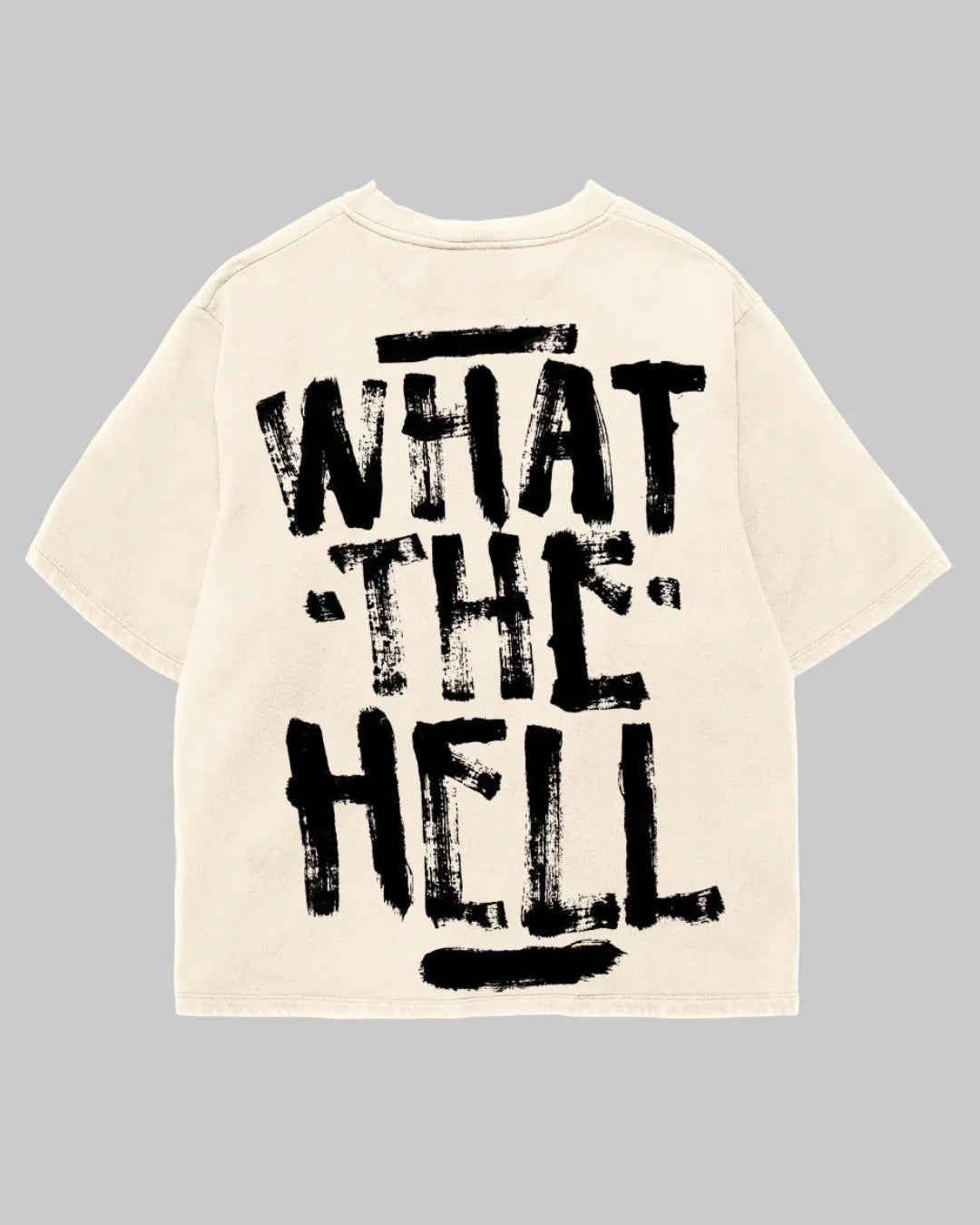 Tricou Oversized WHAT