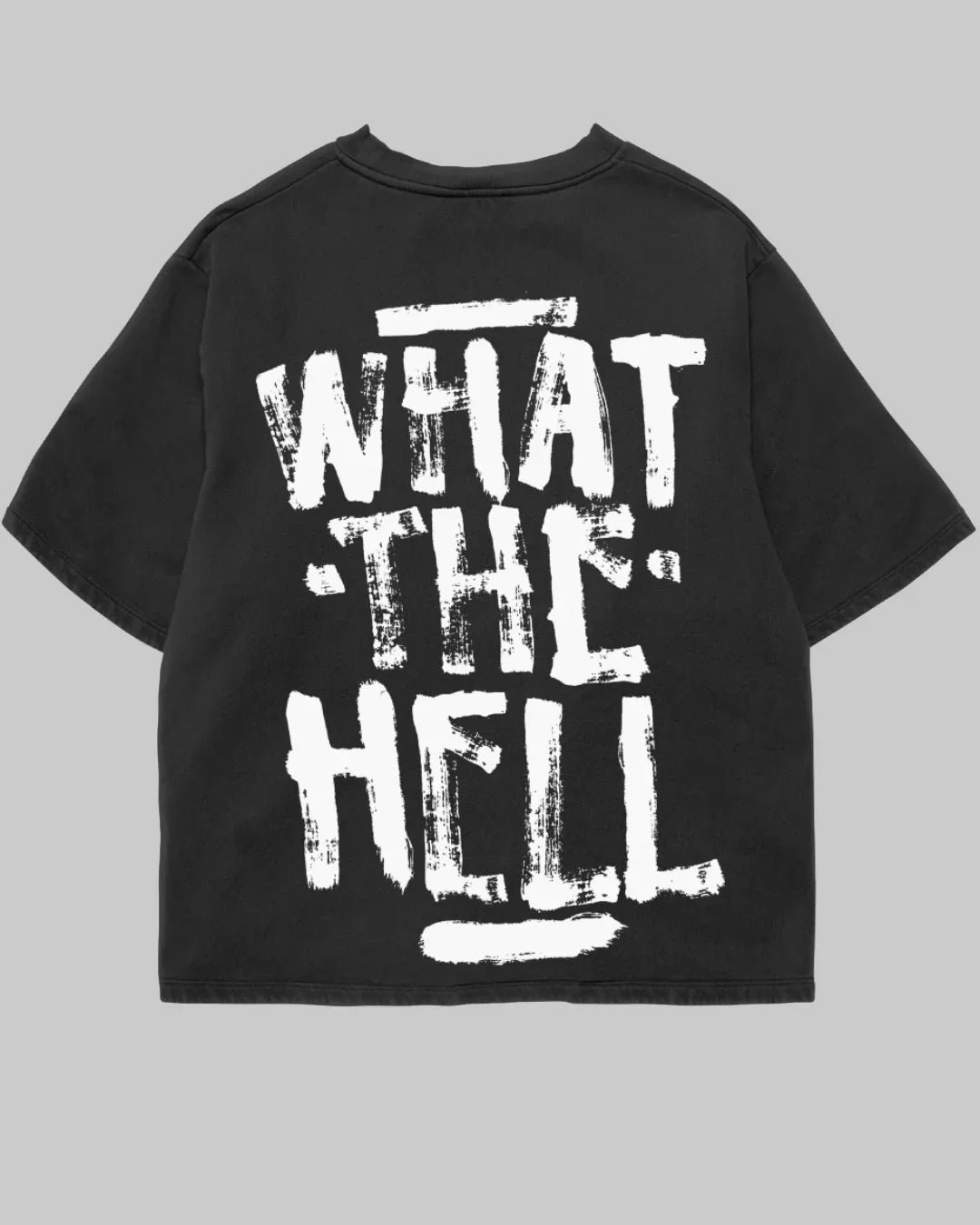 Tricou Oversized WHAT