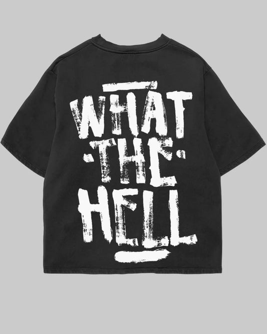 Tricou Oversized WHAT