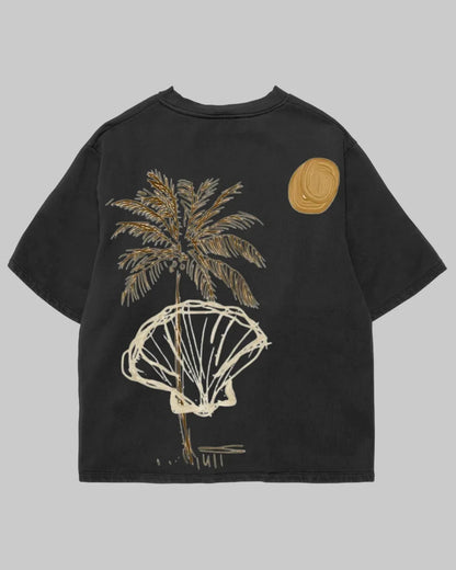Tricou Oversized Palm Tree
