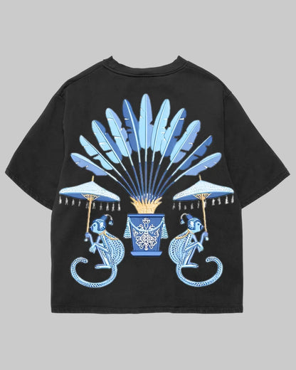 Tricou Oversized Monkey Palm