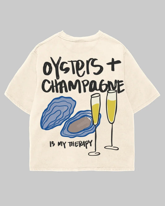 Tricou Oversized Oyster Therapy