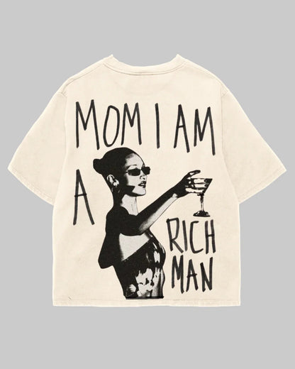 Tricou Oversized Rich man