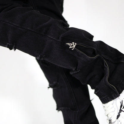 Black Distressed jeans