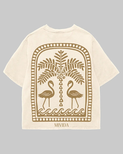 Tricou Oversized Palm Trees