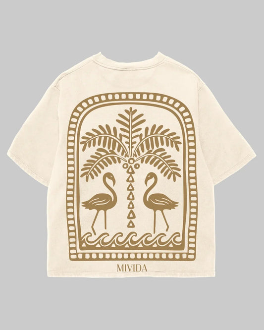 Tricou Oversized Palm Trees