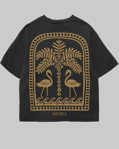 Tricou Oversized Palm Trees