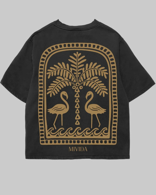 Tricou Oversized Palm Trees