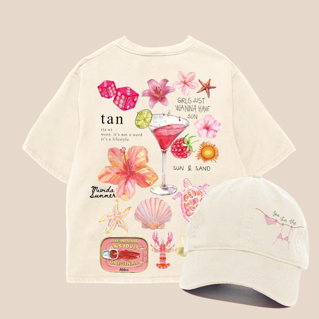 Tricou Oversized & Cap Sun Combo