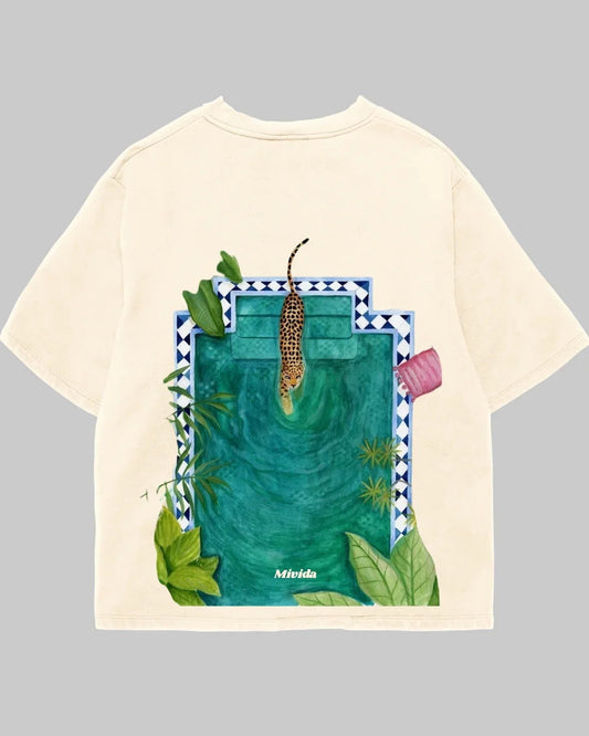 Tricou Oversized Tropical