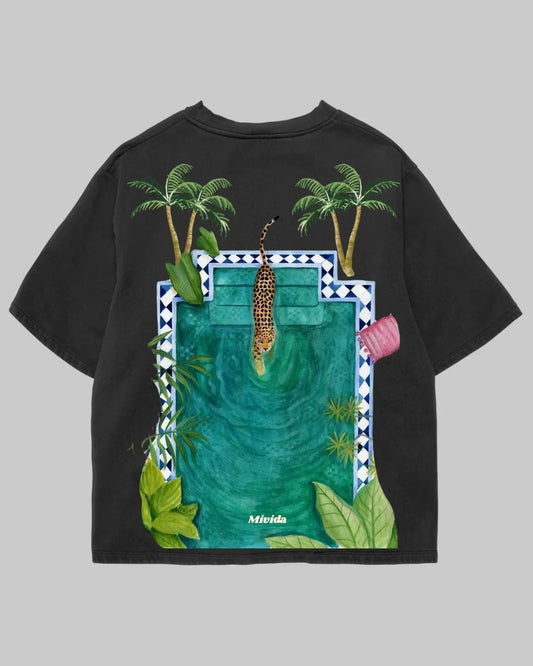 Tricou Oversized Tropical
