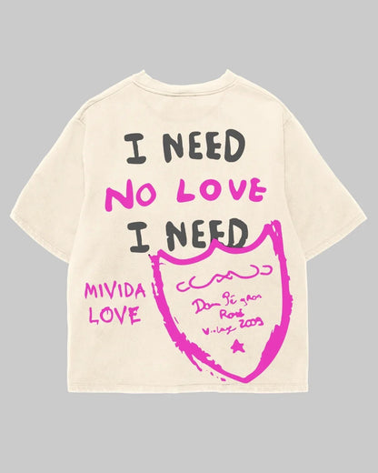 Tricou Oversized No Love