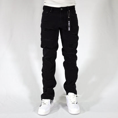 Black Distressed jeans
