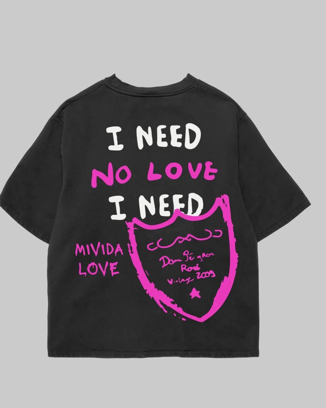 Tricou Oversized No Love