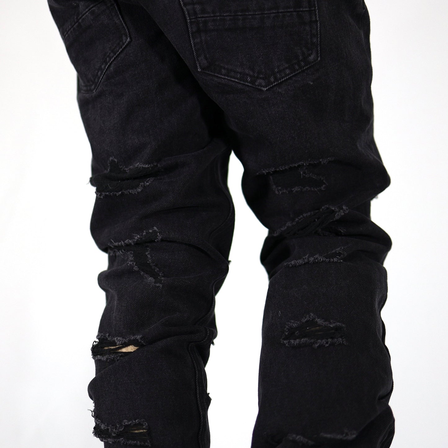 Black Distressed jeans