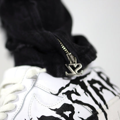 Black Distressed jeans