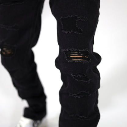 Black Distressed jeans