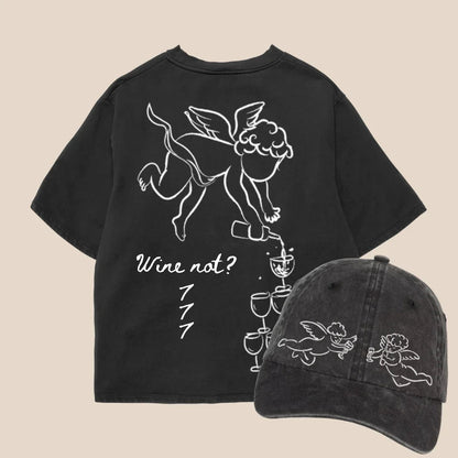 Tricou Oversized & Cap 777 Combo