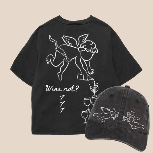 Tricou Oversized & Cap 777 Combo