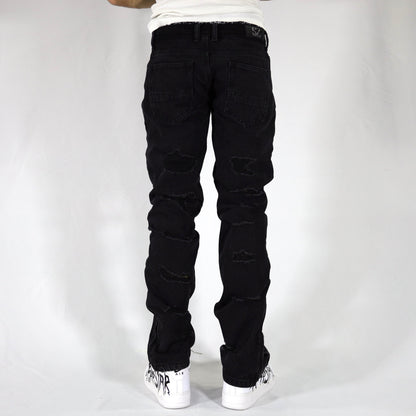 Black Distressed jeans