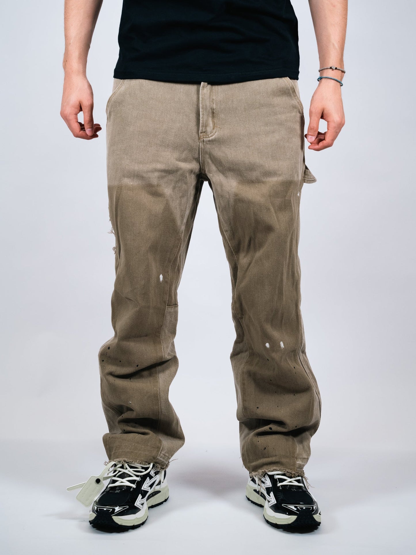 Flared Mocha Denim