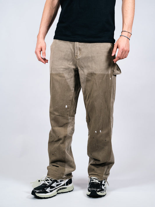 Flared Mocha Denim
