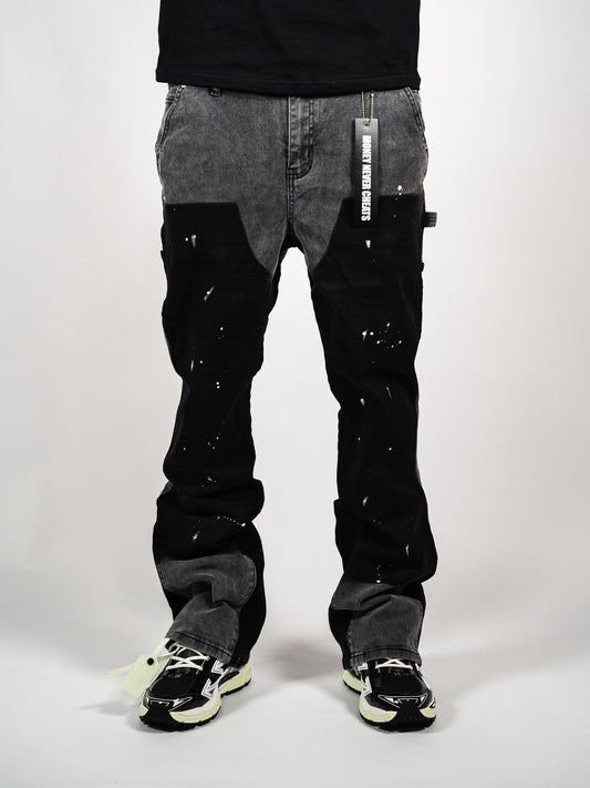 Flared Granite Denim