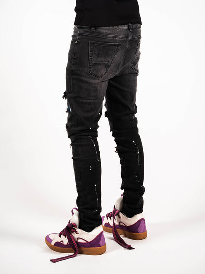 Red Crystal Denim