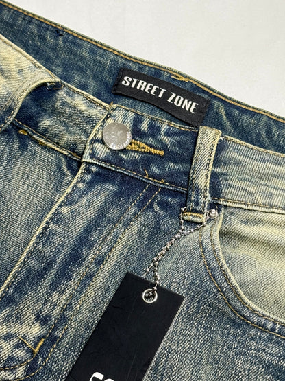 STREET ZONE ORANGE FLARE JEANS