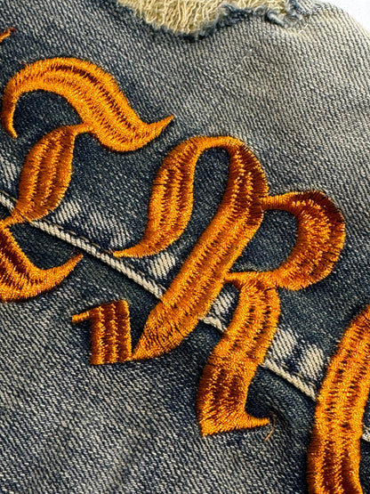 STREET ZONE ORANGE FLARE JEANS