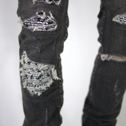 BANDANA GRAY JEANS