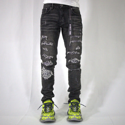BANDANA GRAY JEANS