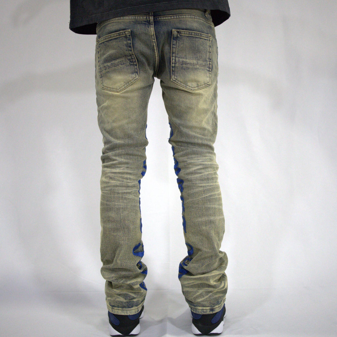 STREETZONE BLUE FLARE JEANS