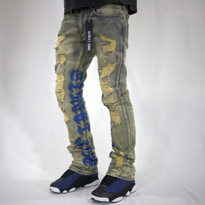 STREETZONE BLUE FLARE JEANS