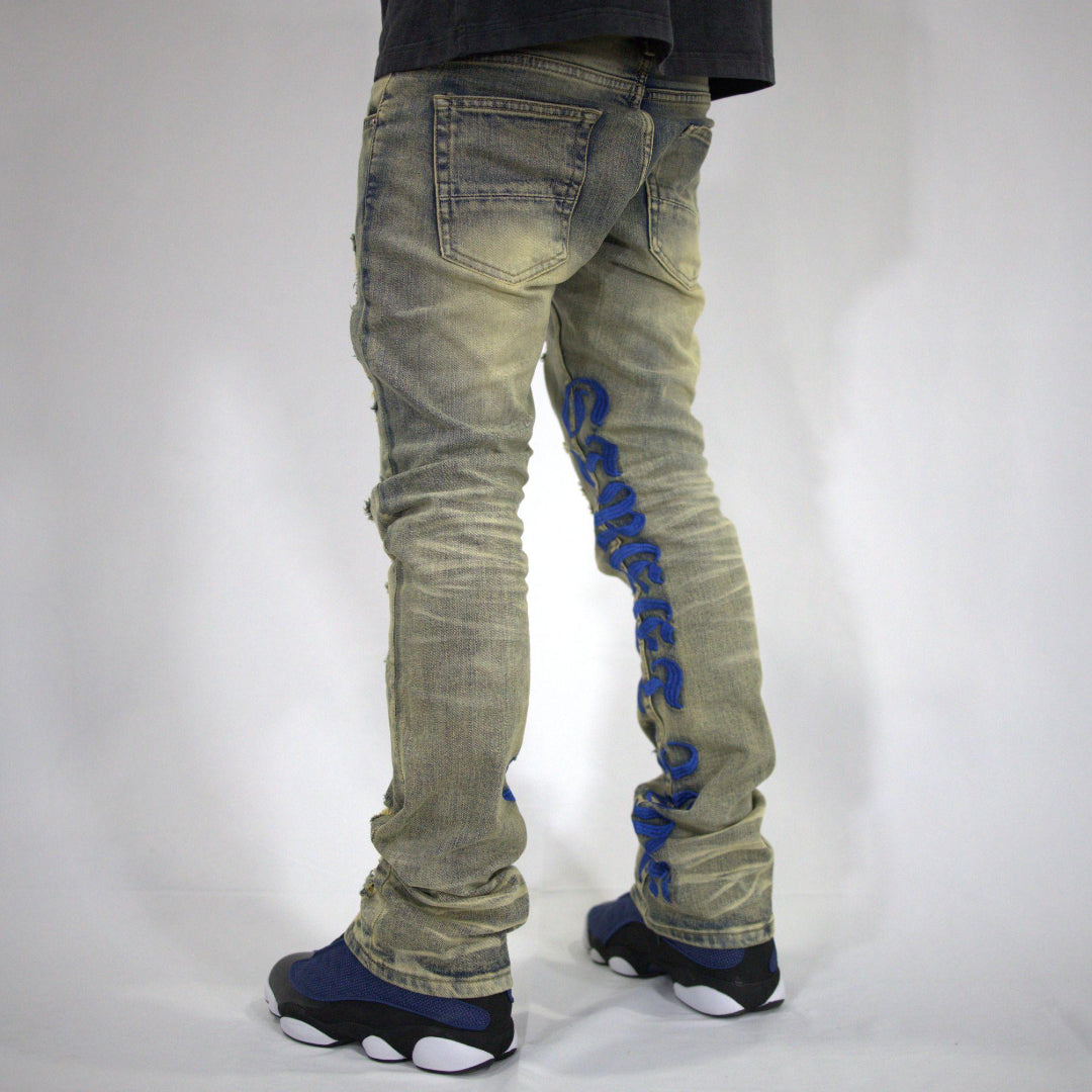 STREETZONE BLUE FLARE JEANS