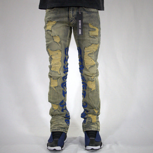 STREETZONE BLUE FLARE JEANS