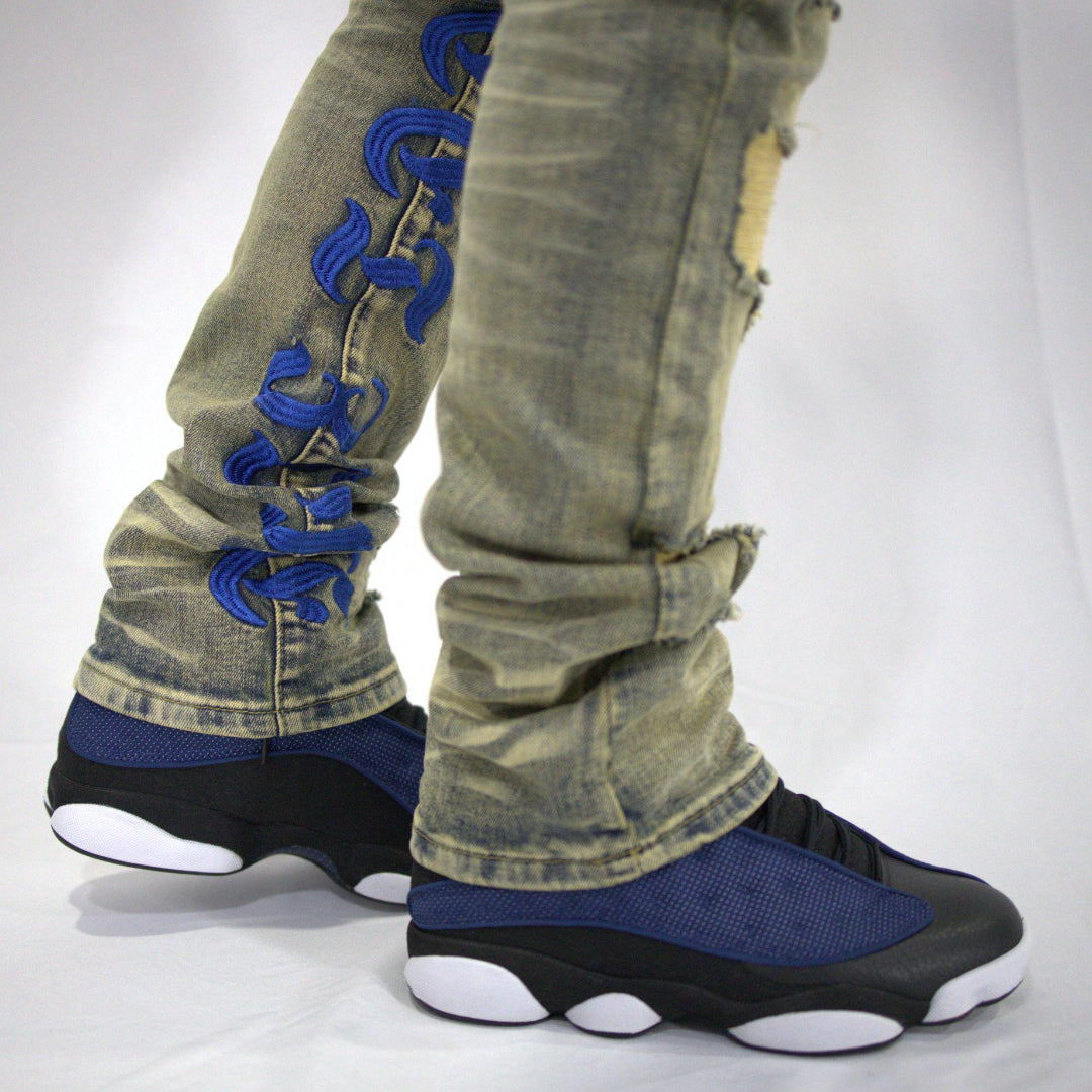 STREETZONE BLUE FLARE JEANS