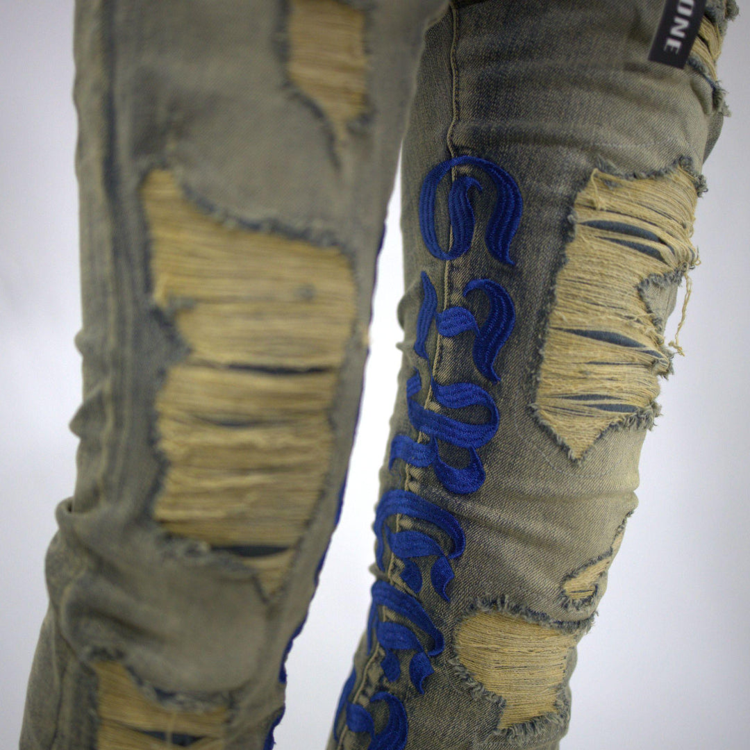 STREETZONE BLUE FLARE JEANS