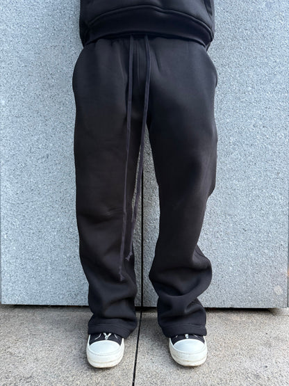 blackout joggers din set streetwear fit wide leg 380 gsm