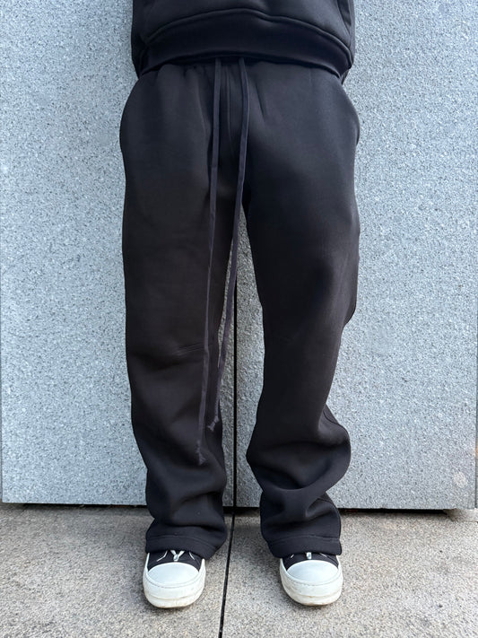 blackout joggers din set streetwear fit wide leg 380 gsm