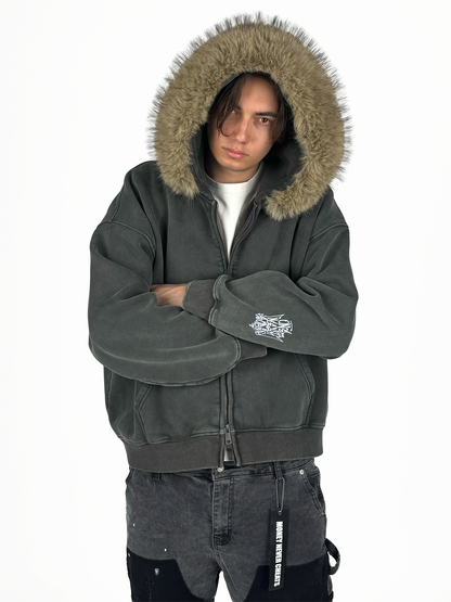 Hanorac Zip-Up Fur
