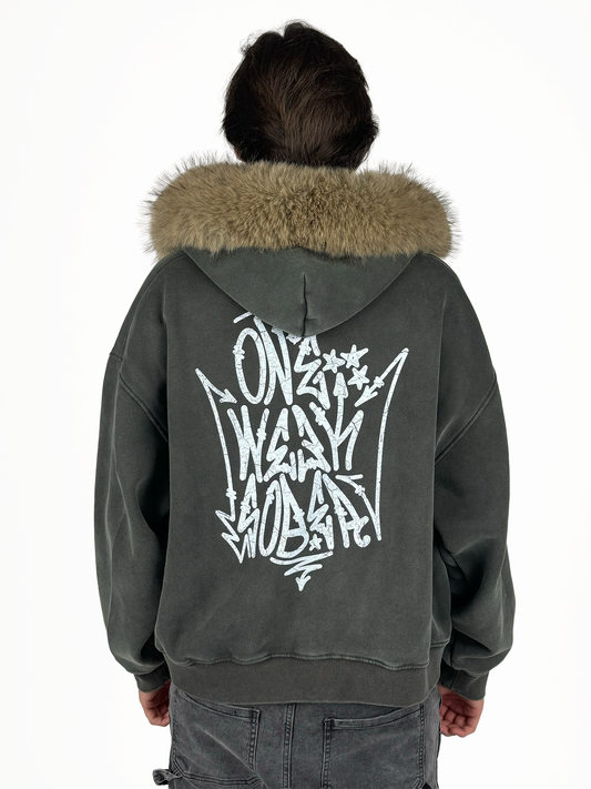 Hanorac Zip-Up Fur